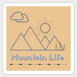 Mountain Life Magnet